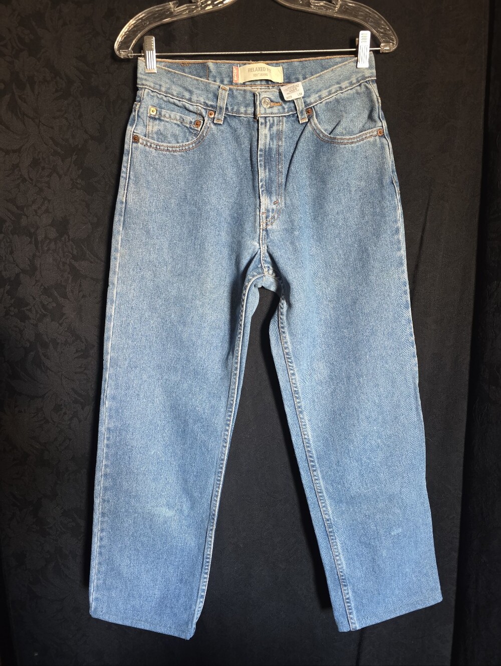Levies 550 Relaxed Fit Blue 100% Cotton Denim Jeans
